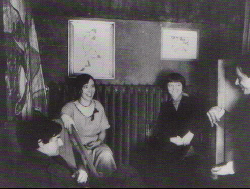 Otto Mueller und seine Frau Maschka, Erna Schilling und Ernst Ludwig Kirchner