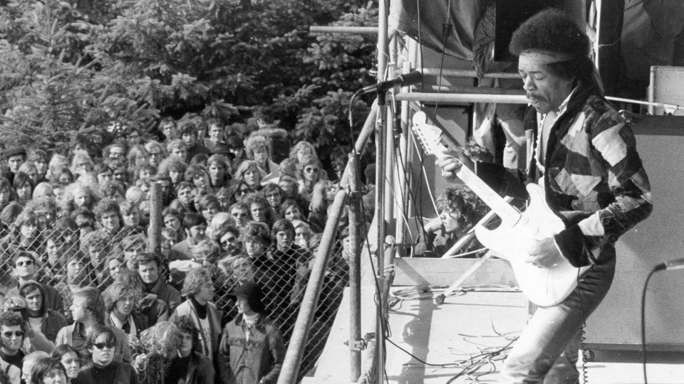 Jimi Hendrix, Fehmarn 1970 | Bildquelle: WDR / dpa