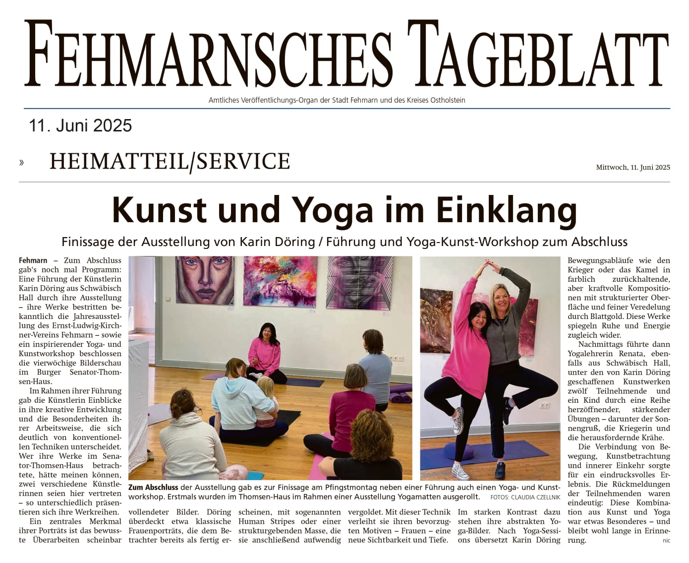 FT 2025.06.11 zur Finissage Döring Gut Staberhof mit Blick auf die unverwechselbare Scheune, die der Expressionist Ernst Ludwig Kirchner in seiner ihm eigenen Art auf die Leinwand bannte.
